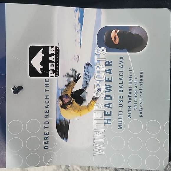 Black Balaclava Face Mask - Picture 3 of 5